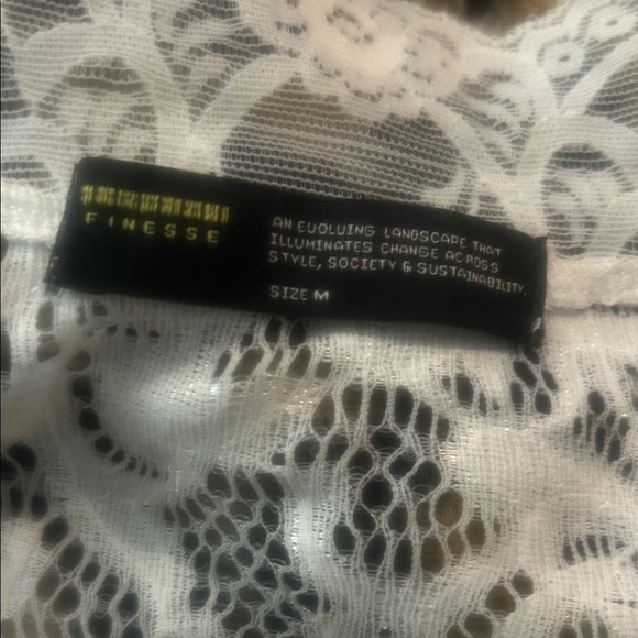 Finesse White Lace Overlay - Picture 2 of 3